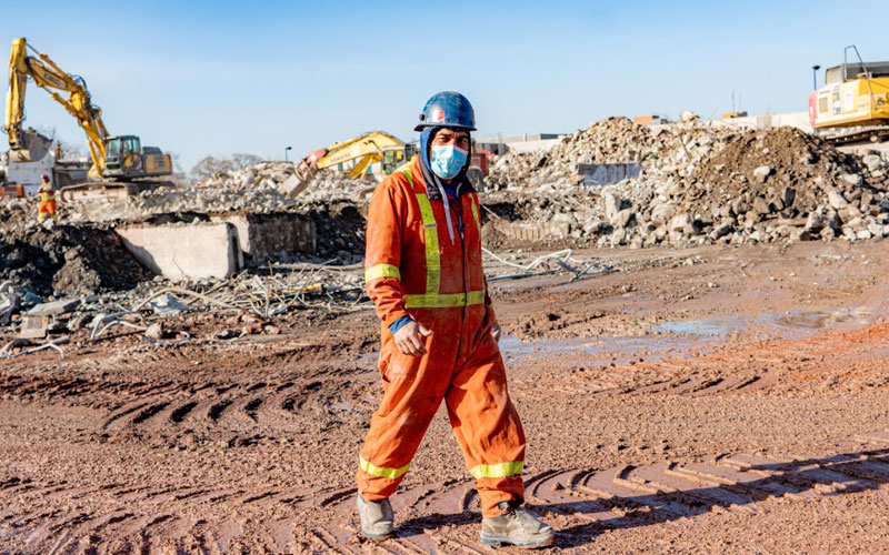 Demolition Clearing Slate for 160 Front West Office Tower