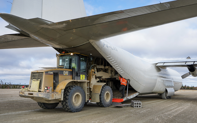 By air and ice: Victor mine demo crews used all types of resources