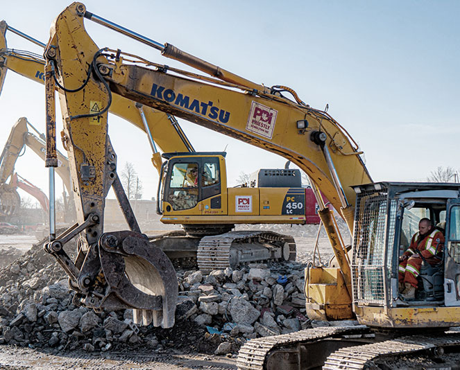 Commercial demolition service